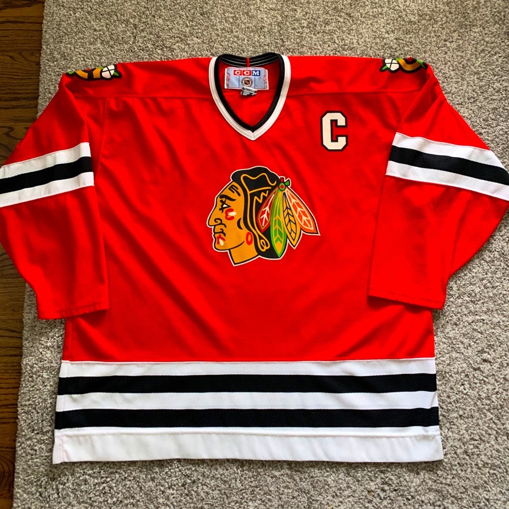 Blackhawks Chris Chelios CCM jersey XXL